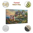 thumbnail image 2 of Mickeys & Minnies Share A Kiss in Sweetheart Cove Posters Wall Art Painting Canvas Gift Living Room Prints Bedroom Decor Poster Artworks 16x24inch(40x60cm), 2 of 6