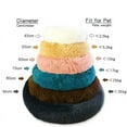 4090cm Fluffy Dog Bed For Large Round Dog Bed Super Soft Cat House