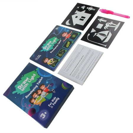 Draw With Light Fun Drawing Board Luminous Board Children'S Glowing