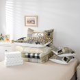 thumbnail image 6 of jejeloiu Safari Bear Moose Bedding Comforter Set 7pcs,Jungle Wildlife Queen Bedding Sets,Old Barn Door Queen Sheet Sets For Boys Kids,Microfiber Bedroom Decoration Reversible, 6 of 8
