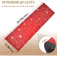 thumbnail image 5 of FREEAMG Winter Red Snow Long Trivet Table Runner Non-Slip Heat Resistant Table Protector Waterproof Easy to Clean Christmas Snowy Hot Pads Pot Holders Table Mats, 5 of 7