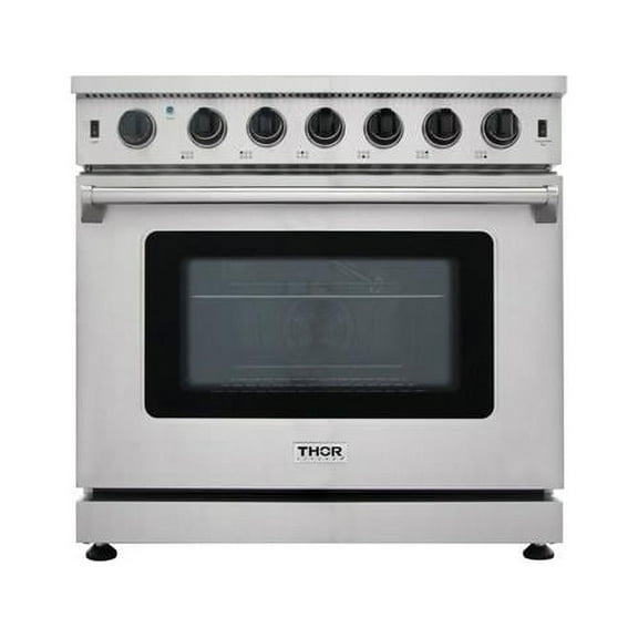 Thor Kitchen LRG3601U 36 in. 6 cu. ft. Freestanding Professional Gas Range