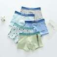 thumbnail image 4 of HAOYUNL Kids Toddle Cotton Underwear for Boys Briefs Big Little  Boxer Shorts Panties 5Pack, 4 of 7