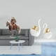 thumbnail image 2 of Letrero de escritorio Home Knight,Adorno de caballero acrílico 2D para estantería de manualidades,estatua de cisne,Estatuas y figuras de cisnes de cerámica modernas Esculturas,Escultura de, 2 of 8