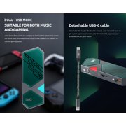 Xduoo Link 3 USB DAC Headphone Amplifier with Built-in 2TB SD Card Support, Plug-and-Play UAC 2.0