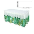 thumbnail image 3 of FeiFu Party Table Skirting System Rectangle Table Cover Desk Concealment Decorative Fringe Decor Banquet Event Table Skirt, 3 of 5