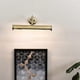 thumbnail image 3 of Modern Adjustable Twin Picture Wall Light in an Antique Brassed Effect Finish, 3 of 5