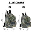 thumbnail image 2 of FORMRS Mini Backpack Purse for Women Quilted Travel Daypack Casual Shoulder Bag, Green Forest Scene, 2 of 7