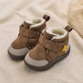 thumbnail image 4 of Ugoldhm Toddler Boys & Girls Winter Boots - Cold Weather Warm Faux Fur Shoes with Hook and Loop Straps, 4 of 8