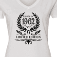 thumbnail image 4 of Inktastic Born in 1962 Limited Edition Women's V-Neck T-Shirt, 4 of 5