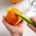 thumbnail image 6 of Citrus Peeler Orange Peeler, Green, 7 inch, Plastic Orange Peeler, Curved Kitchen Gadget Tools for Kitchen, Dining, 6 of 7