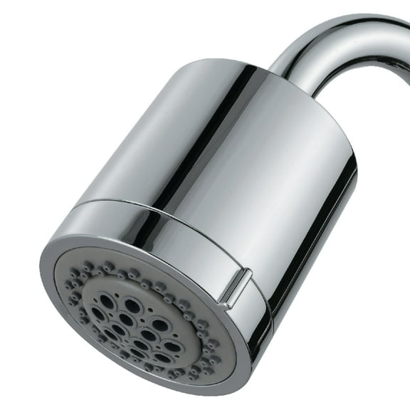 Kingston Brass KX8611 Vilbosch 3-3/16 Inch Round 2-Function ABS Shower Head in Polished Chrome