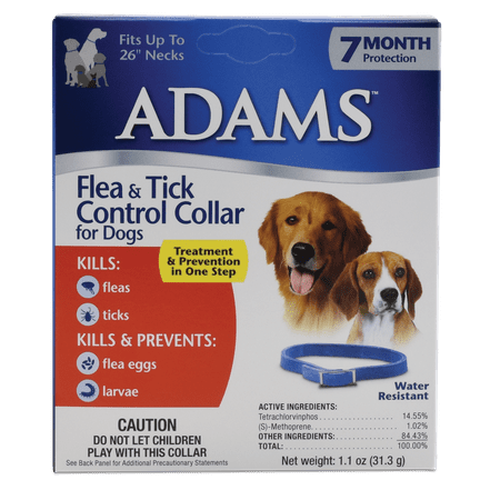 Adams Flea and Tick Collar for Dogs Blue 1 Pack