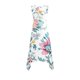 thumbnail image 3 of Pantalones Cortos para Vestidos Bajos Mujeres sin Mangas Cuello Redondo Cordón Ruffle A-Line Mini Vestido Poliéster, Vestido Casual para Citas Y Fiesta, 3 of 8