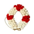 thumbnail image 2 of Swadeshi Desire Mogra Bun Gajra Flower Artificial Juda Accessories for Women in Red & White Color Pack of 1, 2 of 2
