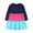 Blue, variant on Mercatoo 2 to 7 Years Girls Long Sleeve 𝐓iered Dress Multi-color Loose 𝐅lowy 𝐑uffle Layer 𝐓iered Pleated Swing Dresses Girls Bridesmaid Dresses