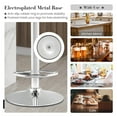 thumbnail image 6 of Costway Set of 2 Bar Stools Adjustable Barstool PU Leather Swivel Pub Chairs Armless, 6 of 9
