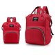 thumbnail image 1 of Waterproof Travel Backpack With Insulated Bag Baby Care Multifunctional Backpack Red, 1 of 4