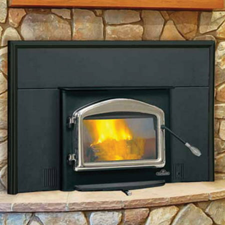 EPI-1101M Napoleon Small Wood Burning Fireplace Insert, Metallic (Best Wood Burning Fireplace Insert)