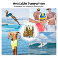 thumbnail image 6 of Vsdgher Thanksgiving Truck for Mens Swim Trunks with Compression Liner Swim Shorts Swim Suits Board Shorts-Small, 6 of 6