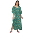 thumbnail image 4 of Moomaya Robe Kaftan d'Été pour Femmes en Coton à Boutons, Manches Kimono, Maternité, 4 of 5