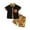 Black, variant on Toddler Boys Clothes Baby Boy Outfit Sets Children's Spring Summer Cotton Contrast Color Printed Short Sleeve Casual 6 12 18 24Months 2T 3T T Shirts Tops Outfits Set Two Pieces