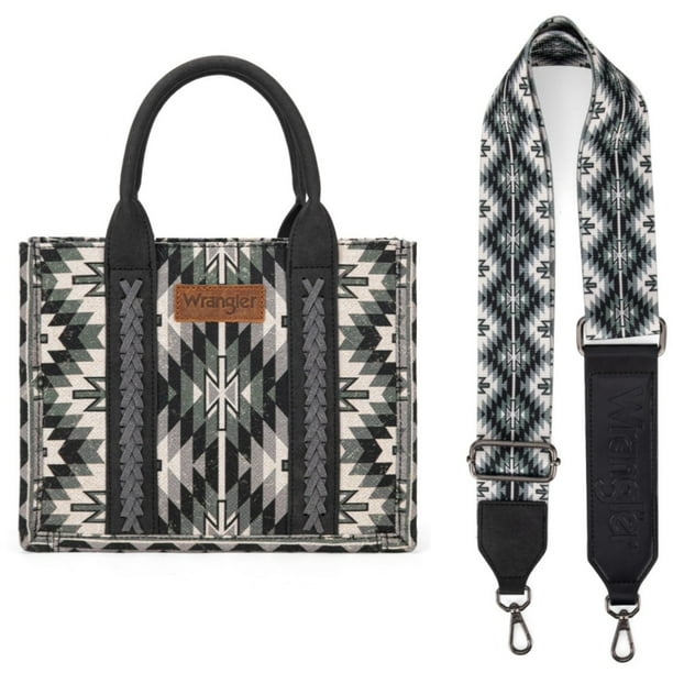 Bolso de mano Wrangler Boho Aztec para mujer con correa de guitarra