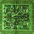 thumbnail image 1 of Ahgly Company Indoor Square Persian Green Traditional Area Rugs, 5' Square, 1 of 1