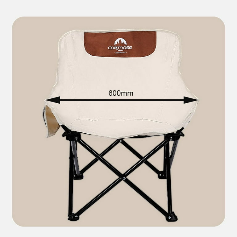 CONTOOSE Moon Chair Camping Folding Chair Portable Fishing