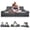 Gray-L(71inch), variant on MOPHOTO Kids Couch Play Set, 11PCS Modular Kids Sofa Couch Fold Out Couch Playhouse Play Set for Toddlers, Creative Couch Kids Foam Play Couch Indoor