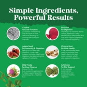 Natures Craft Liver Cleanse Detox & Repair with Milk Thistle Supplement, Lemon, 60 Gummies