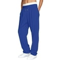 thumbnail image 2 of Casual Pants for Men - Comfortable Breathable Sweatpants with Pockets and Elastic Waistband for Daily Wear, 2 of 8