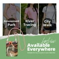 thumbnail image 7 of Lightweight Crossbody Cell Phone Purse Bag with Arm Band, Wallet & Key Pouch for Walking, Travel and Hiking, Dog, Pink, 7 of 7