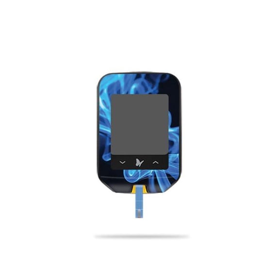 MightySkins ABFRPRNE-Blue Flames Skin for Abbott Freestyle Precision Neo - Blue Flames