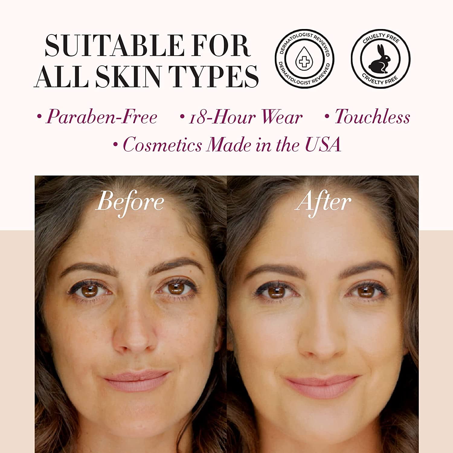 LUMINESS Icon Airbrush System with Starter Kit: Includes Silk 4-In-1 Foundation, Highlighter and Blush