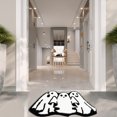 thumbnail image 3 of Kmbangi Halloween Gothic Rug Spider Web Indoor Mat Home Decor Pumpkin Door Mat Bat Rug Ghost Floor Mat Doormat for Bathroom Bedroom, 3 of 9