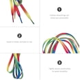 thumbnail image 2 of Lacets de Patins à Roulettes Rainbow 1,8m Résistants à l'Usure en Polyester Coloré pour Patins en Ligne 1 Paire, 2 of 5