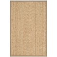 thumbnail image 1 of Safavieh Natural Fiber Collection NF115P Herringbone Natural and Grey Seagrass Area Rug (4' x 6'), 1 of 10