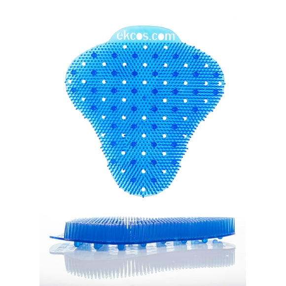 Diversey ekcoscreen 60 Day Premium Anti-Splash Urinal Screen, 7&quot; x 7&quot; Blue/Fresh (12 Pack)