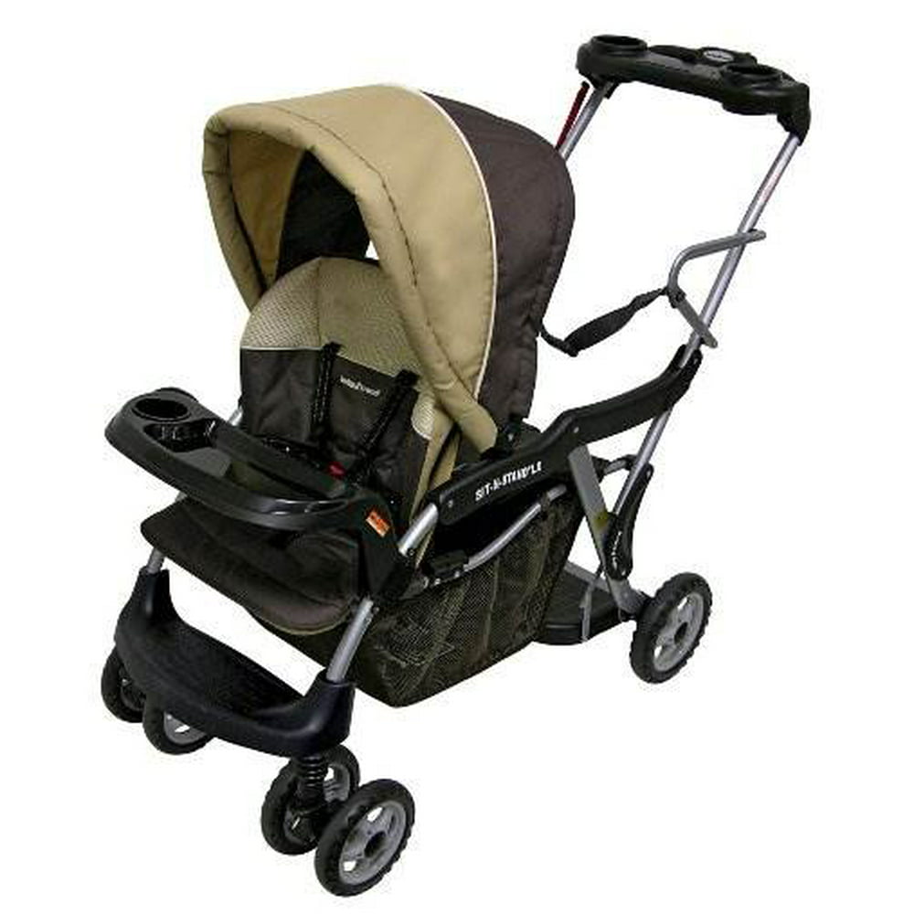 Baby Trend - Sit N Stand Stroller LX, Vanilla Bean - Walmart.com ...