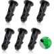 thumbnail image 1 of Wheelie Bin Lid Hinge Pins 67mm x 31mm 3 Pairs Durable Black Plastic Replacement for 240L Wheelie Trash Bins, 1 of 5