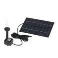 thumbnail image 3 of Solar-Powered Water Pump Kit 9V 1.8W Solar Panel Water Floating Solar Powered Fountain For Bird Bath Pond Garden Water Pump ,Multi-Install Methods, 3 of 7