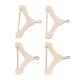 thumbnail image 3 of Juguete De Suspensión En Miniatura, Percha De Casa De Muñecas Triple Madera Decorativa Vívida Escala 1/12 Para Decoración, 3 of 7