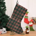 thumbnail image 4 of Christmas Stockings,Green and Red Christmas Plaid Pattern Stockings Christmas,14.8'' Xmas Stockings,Christmas Party Favors,Christmas Party Decorations,Christmas Stockings Personalized, 4 of 5