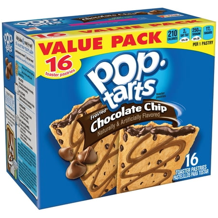 Kellogg's Pop-Tarts, Frosted Chocolate Chip Flavored, 29.3 oz 16 (Best Selling Pop Tart Flavor)