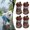 coffee, variant on GASTROPOD 4Pcs Dog Booties,Dog Paw Protector with Reflective Strips,Dog Shoes for Hot Pavement for Hardwood Floors,Coffee