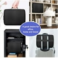 thumbnail image 5 of Fireproof File Storage Bags,with Letter Size File Bag, Document Organizer with Lock Water-Resistant Portable for Home Office Travel for Important File Passport Laptop,Black, 5 of 12