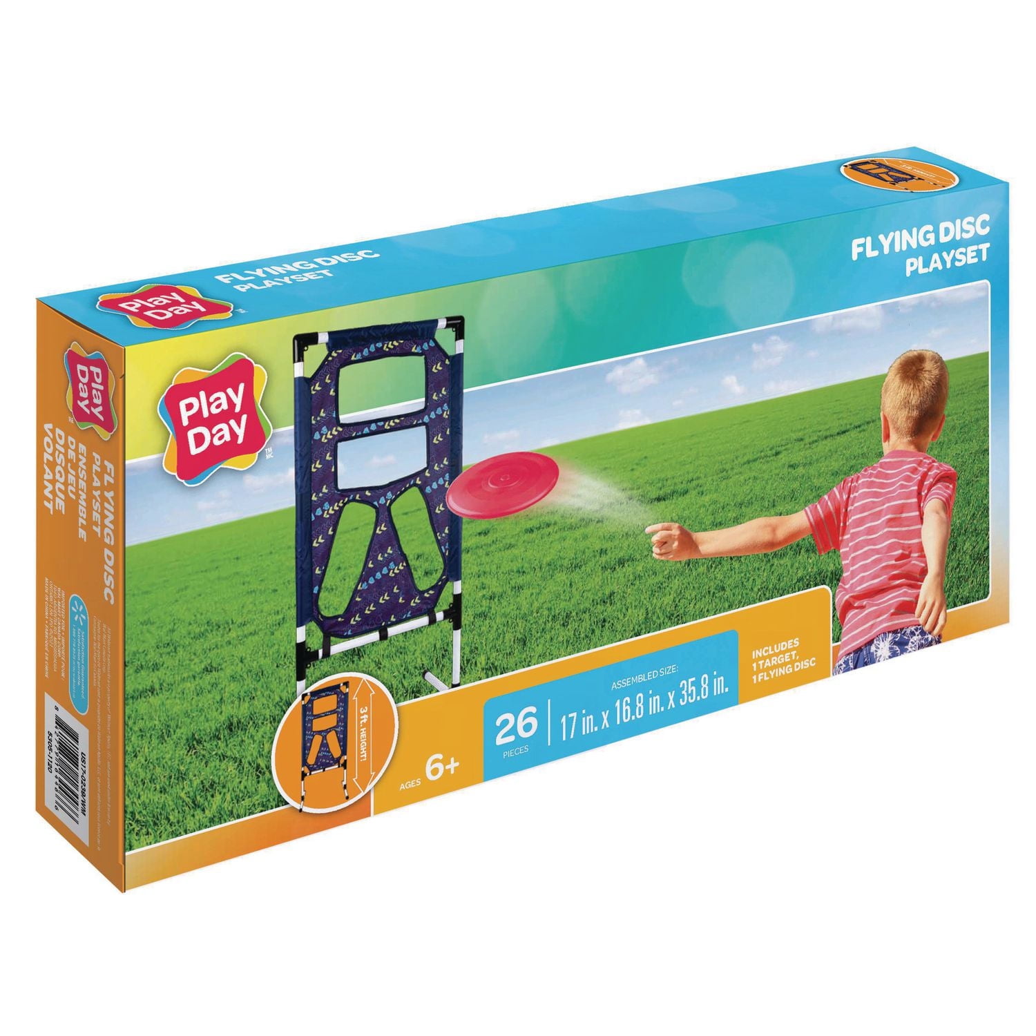 Play Day - Ensemble de jeu disque volant