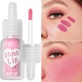 thumbnail image 2 of Matte Liquid Blush Velvet Blusher Orange Peach Face Pigment Lasting Beauty Brightening Natural Cheek Tint Cream Blush Makeup, 2 of 5