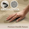 thumbnail image 6 of ODIKA 6'x9' Beige Natural Olive Geometric Grid Pattern Washable Area Rug Contemporary Rounded Square Motif with Abstract for Family Room, Living Mater Bedroom, Non-Slip, Easy Care, 6 of 7